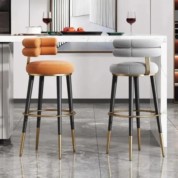 كرسي بار دوار 360 درجة مودرن