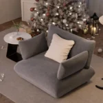 كرسي مفرد من القماش