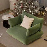 كرسي مفرد من القماش