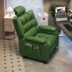 كرسي استرخاء مع مسند للقدم لاكثر راحة