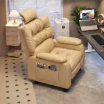 كرسي استرخاء مع مسند للقدم لاكثر راحة