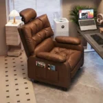 كرسي استرخاء مع مسند للقدم لاكثر راحة