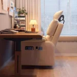 كرسي استرخاء مع مسند للقدم لاكثر راحة