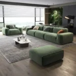 كنب مودرن اخضر متعدد المقاسات