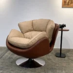 كرسي استرخاء دوار بتصميم مريح وفاخر