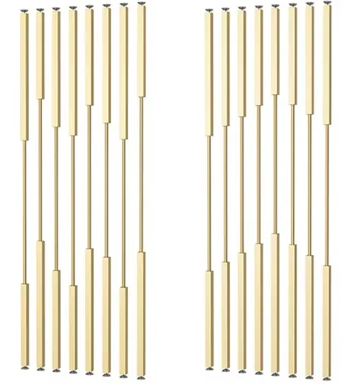 بارتيشن معدني فخم ومميز لغرفة المعيشة