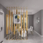 بارتيشن داخلي أنيق لغرفة المعيشة