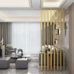 بارتيشن معدني فخم ومميز لغرفة المعيشة