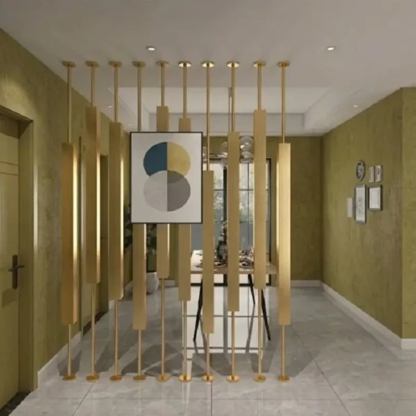 بارتيشن داخلي أنيق لغرفة المعيشة