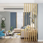 بارتيشن معدني فخم ومميز لغرفة المعيشة