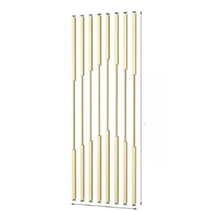 بارتيشن معدني فخم ومميز لغرفة المعيشة