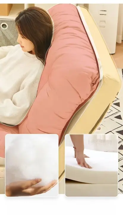 كرسي سرير قابل للطي بتصميم عملي متعدد الاستخدام