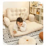 كرسي سرير قابل للطي بتصميم عملي متعدد الاستخدام