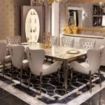 طاولة طعام من الطراز الايطالي الفاخر