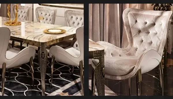 طاولة طعام من الطراز الايطالي الفاخر