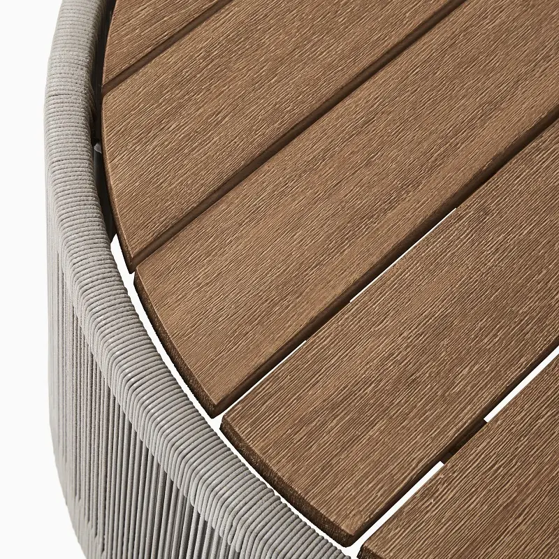 طاولة قهوة دائرية للجلسات الخارجية