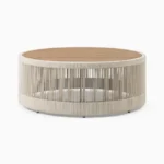 طاولة قهوة دائرية للجلسات الخارجية