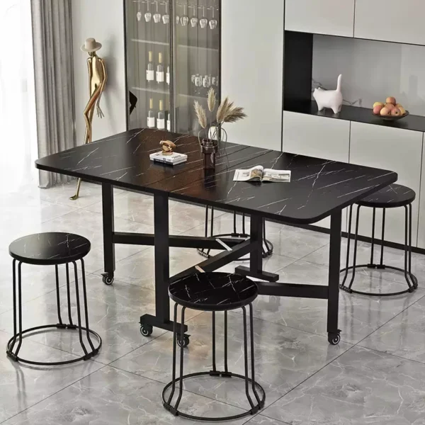 طاولة طعام خشب عملية التصميم