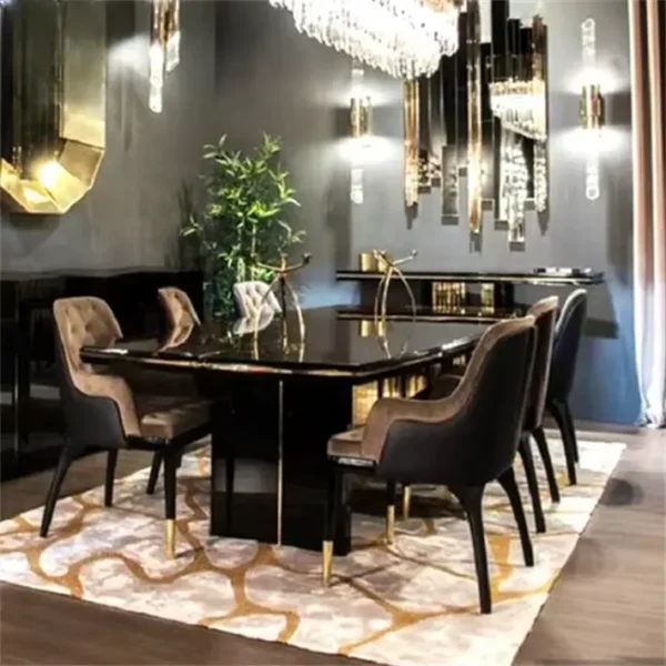 طاولة طعام فاخره بتصميم أسباني