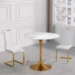 طاولة طعام دائريه من الرخام