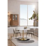 طاولة طعام دائريه من الرخام