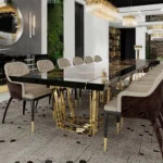 طاولة طعام أنيق بتصميم عصري