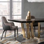 طاولة طعام أنيق بتصميم عصري