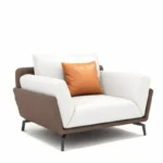 طقم كنب جلد مكتبي فخم