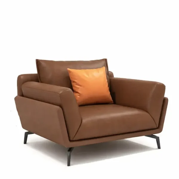 طقم كنب جلد مكتبي فخم