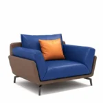 طقم كنب جلد مكتبي فخم