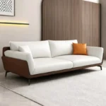 طقم كنب جلد مكتبي فخم