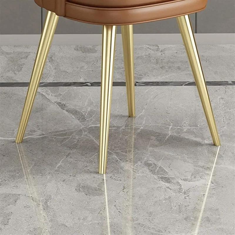 طقم طاولة رخاميه بهيكل ذهبي