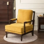 كرسي منفرد يتميز بالرقي و اللمسة الريفية