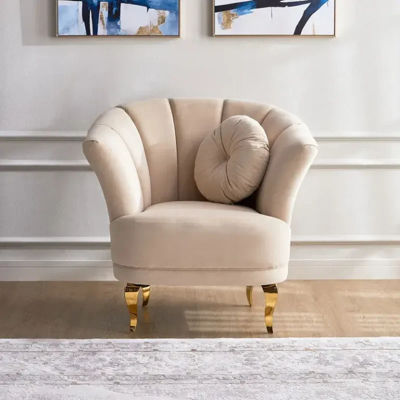 كرسي مفرد مودرن بتصميم أنيق