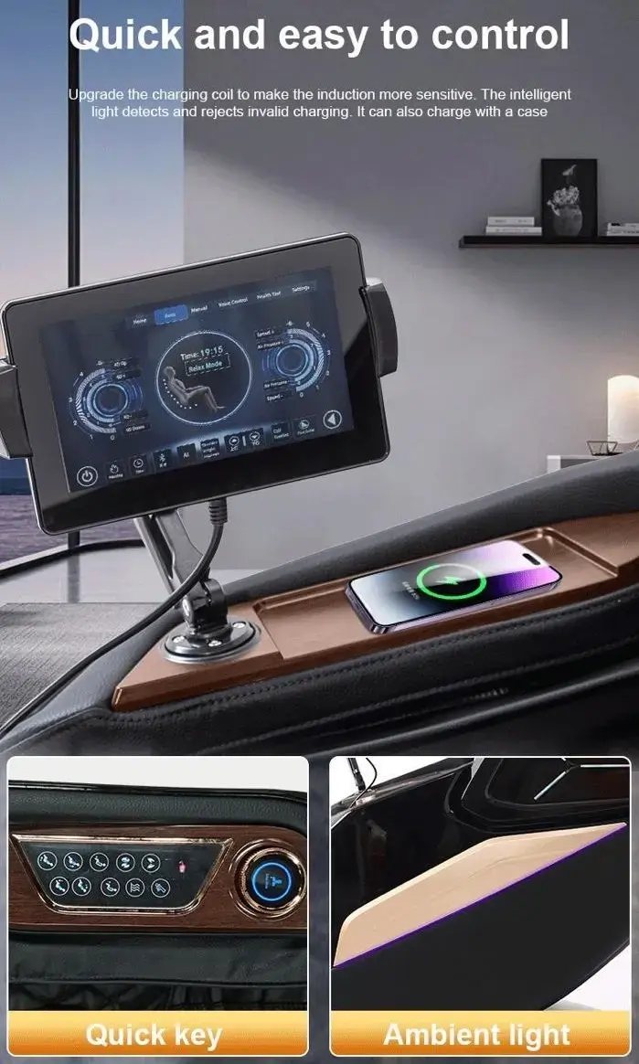 كرسي استرخاء يجمع الراحة مع التقنية