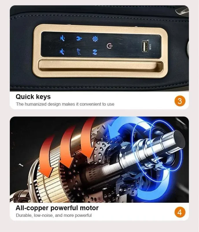 كرسي استرخاء للمساج لاكثر راحة 