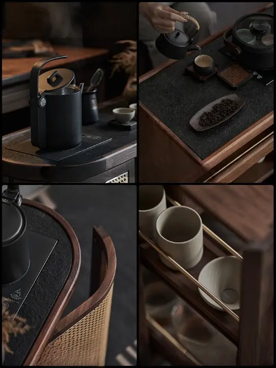 كوفي كورنر متحرك لغرفة المعيشة 