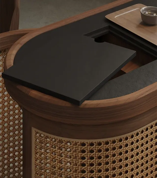 كوفي كورنر متحرك لغرفة المعيشة 