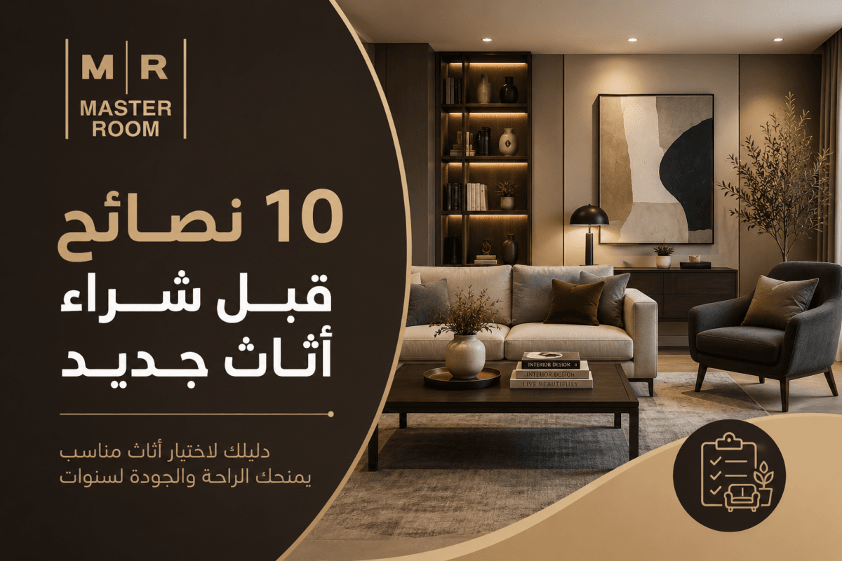 نصائح قبل شراء أثاث جديد لبيتك