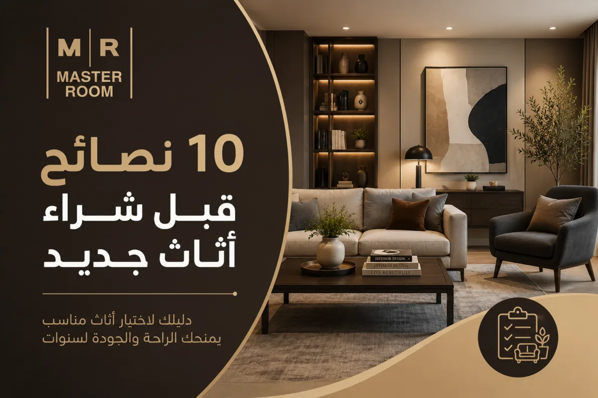 نصائح قبل شراء أثاث جديد لبيتك