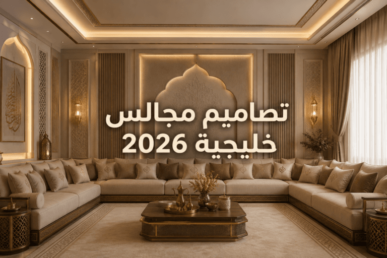 تصاميم مجالس خليجية 2026