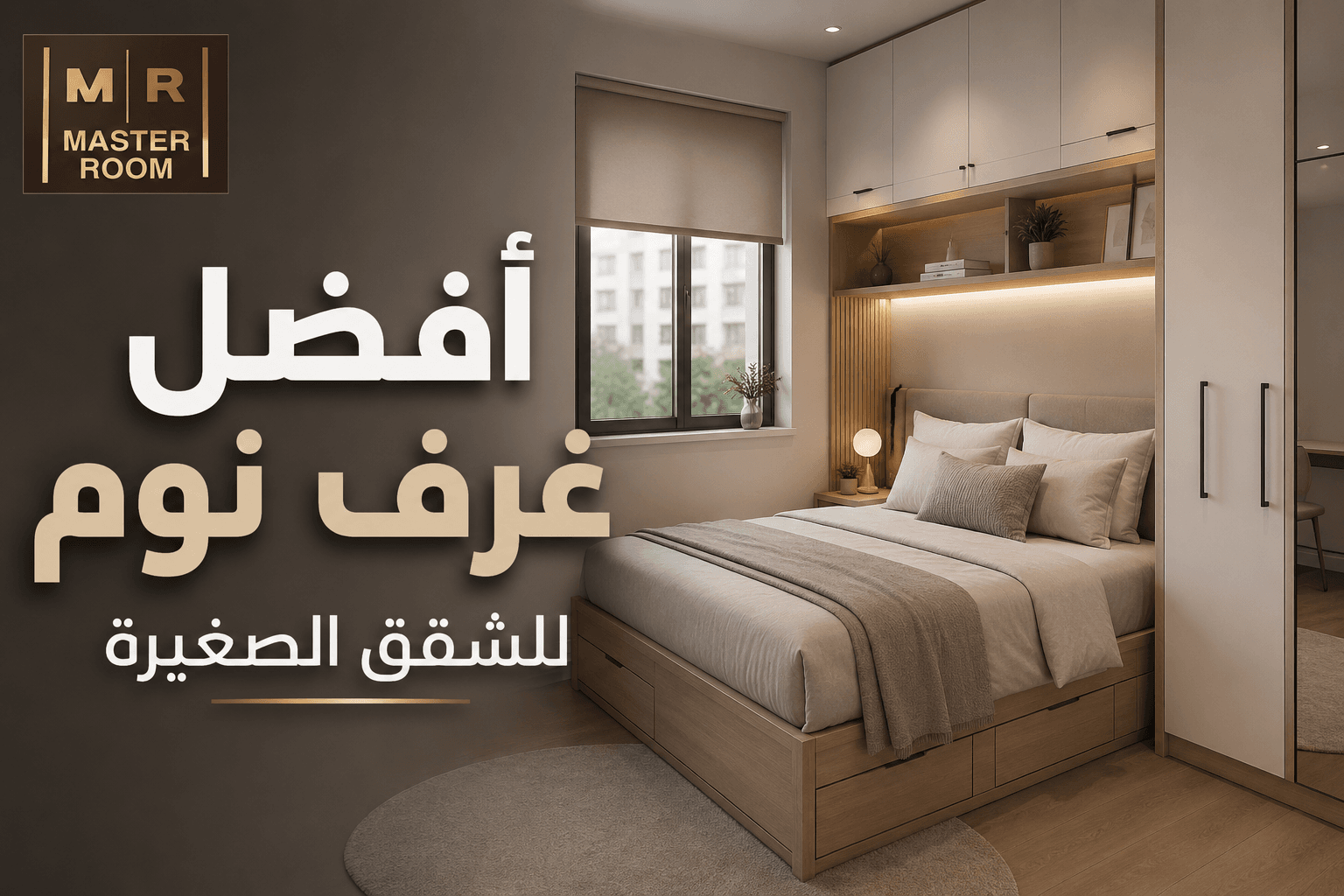 أفضل غرف نوم للشقق الصغيرة